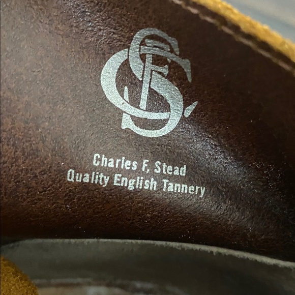 Clarks brown leather Upper lace up boots men’s size 8.5 M width - Picture 7 of 8